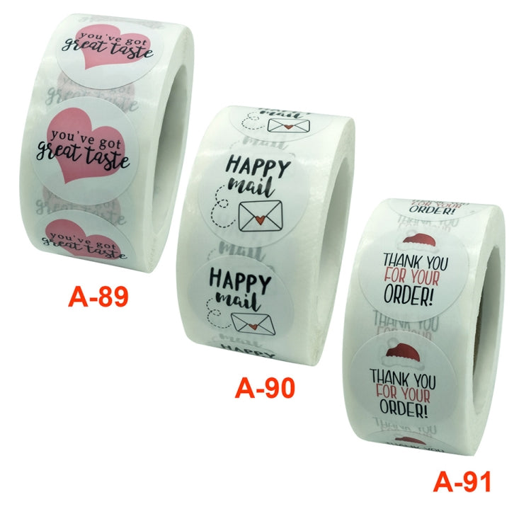 10 PCS Holiday Gift Baking Envelope Label Sticker, Size: 2.5 cm/1 inch