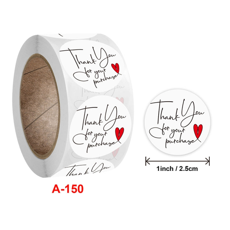 10 PCS Handicraft Decoration Envelope Seal Sticker Thank You Label, Size: 2.5 cm / 1 inch