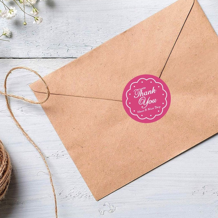 10 PCS Thank You Sticker Gift Decoration Label, Size: 2.5cm / 1inch(A-144)