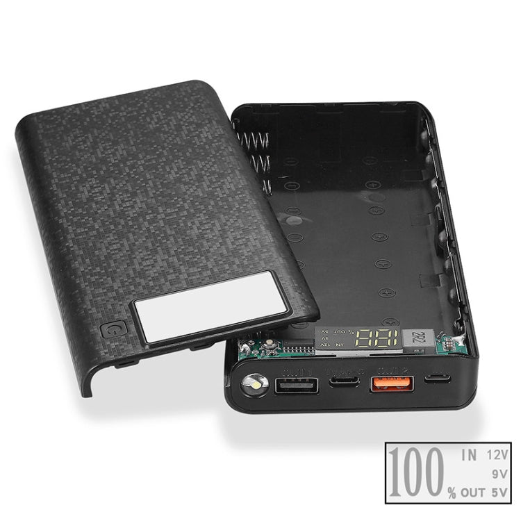 QC3.0 Fast Charging Mobile Power Set Power Bank Shell Assembly Kit