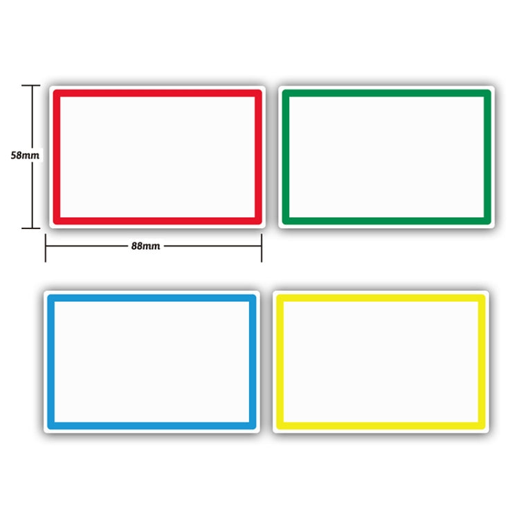 A-131 5 PCS Roll Name Label Stickers, Specification: 300 PCS/Roll, Size: 88x58 mm