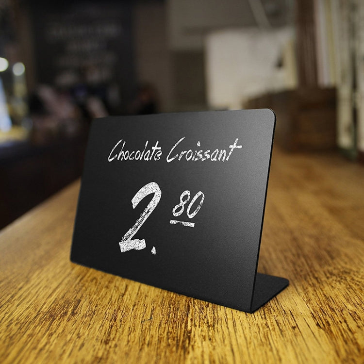 10 PCS Acrylic Organic Glass Small Blackboard Wedding Party Desktop Display Countertop Home Desktop Decoration Small Blackboard(7.62x10.16cm)