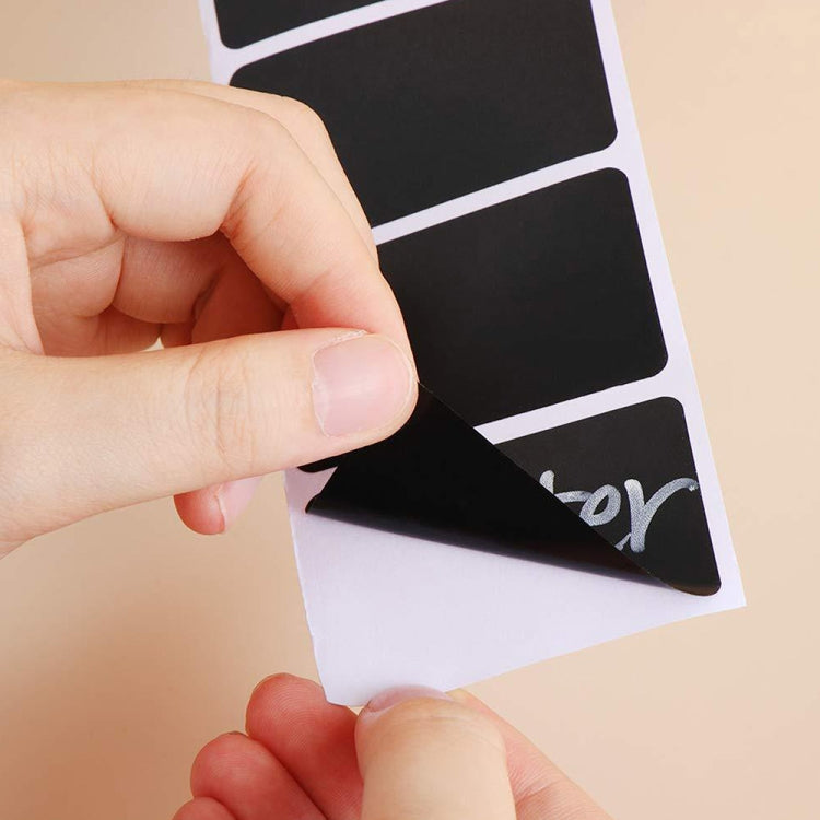 5 PCS Removable Writing Chalkboard Sticker Home Kitchen Supplies Label, Size: 3.5x5.5cm