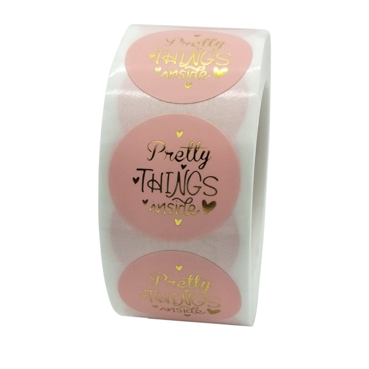 5 PCS Envelope Seal Sticker Gift Decoration Stamping Sticker, Size: 2.5cm / 1inch(C-01)