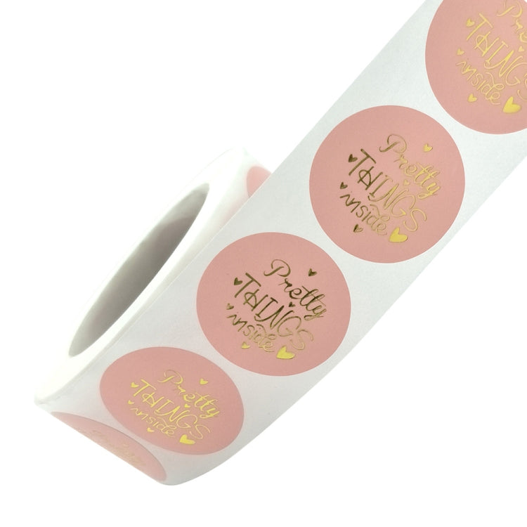 5 PCS Envelope Seal Sticker Gift Decoration Stamping Sticker, Size: 2.5cm / 1inch(C-01)