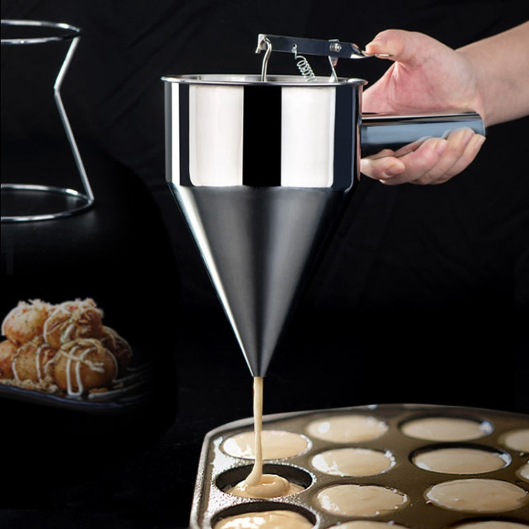 Octopus Balls Tool Fish Ball Funnel Tapered Funnel With Shelf Chocolate Sauce Drain