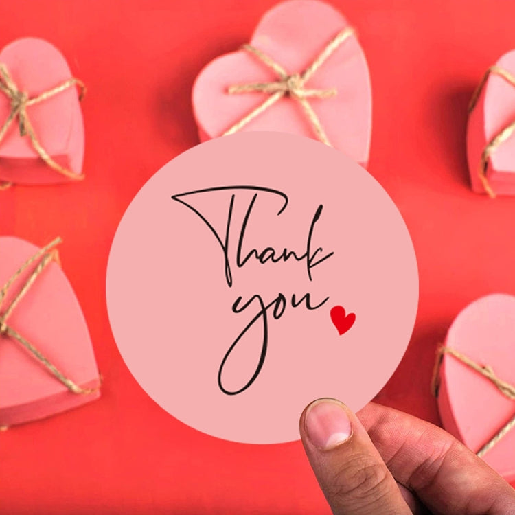 5 PCS Thanks You Baking Sticker Label, Size: 2.5cm / 1inch(G-07)