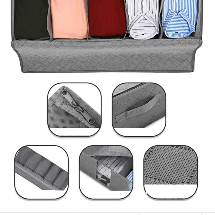 Non-Woven Bed Storage Box Foldable Quilt Clothes Dust-Proof & Moisture-Proof Storage Bag, Size: 97x33x15cm
