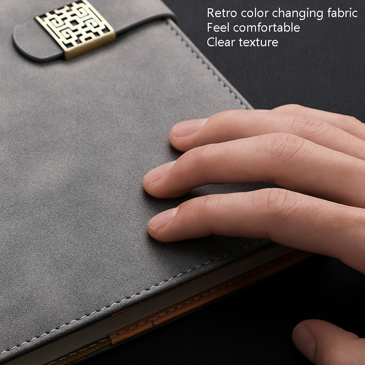 Notebook Business Retro Simple Notebook Office Notepad Red A5 Sheepskin Buckle