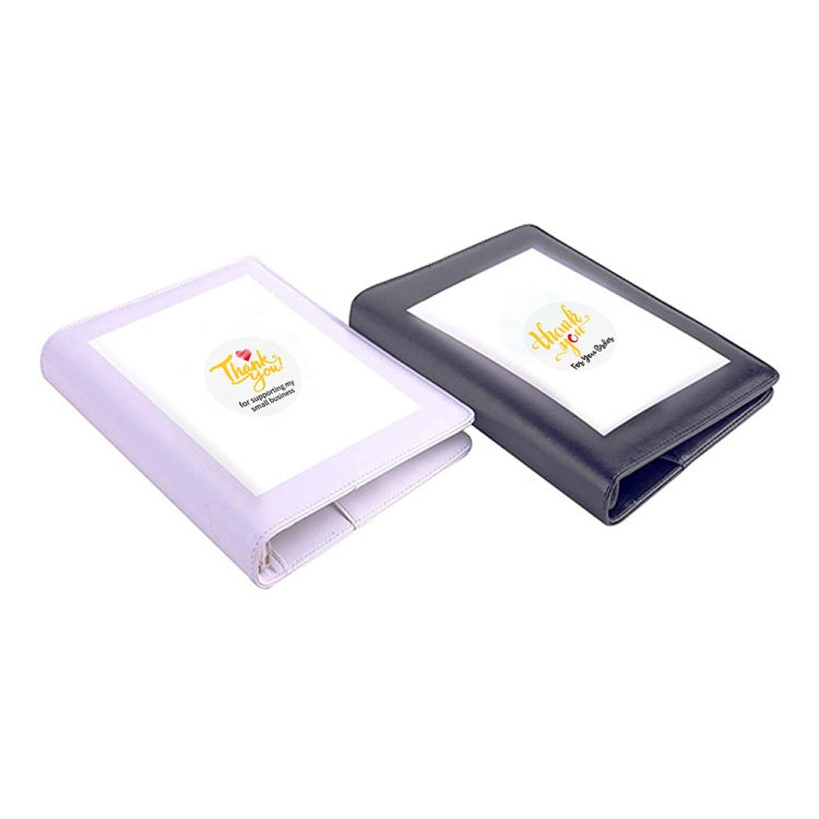 Transparent Hot Stamping Thank You Sticker Wedding Gift Decoration Label Envelope Seal Sticker, Size: 2.5cm / 1inch