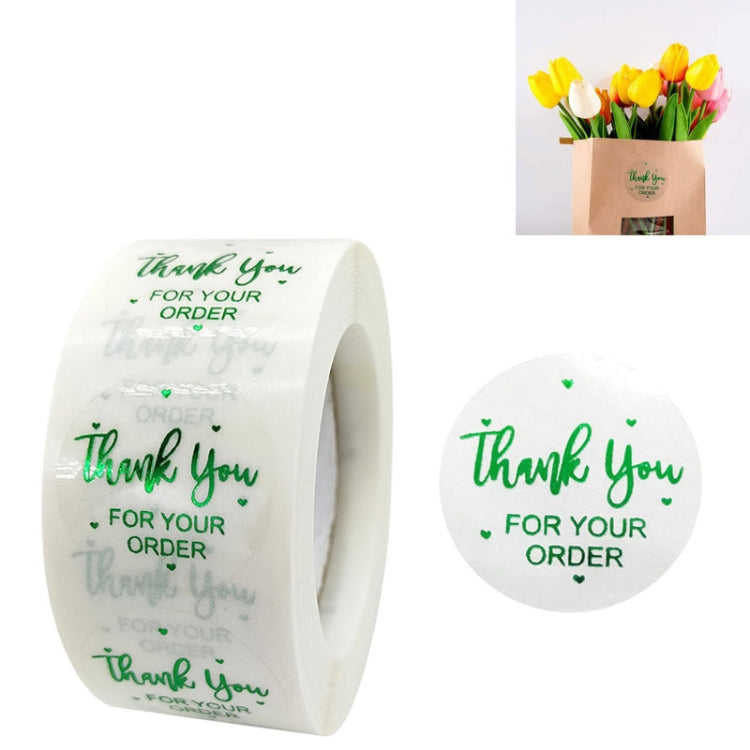 3 PCS Hot Stamping Thank You Sticker Sealing Sticker Gift Wrapping Decoration Label, Size: 2.5cm / 1inch(E-07)