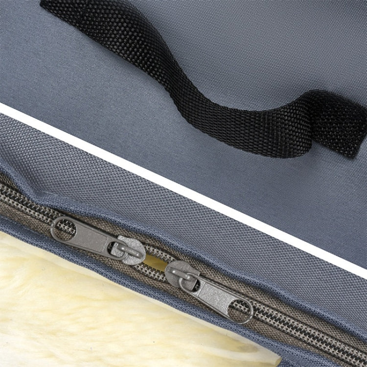 2 PCS Foldable Oxford Cloth Storage Bag Wardrobe Quilt Clothing Storage Box, Specification: 49X36X21cm(Gray)