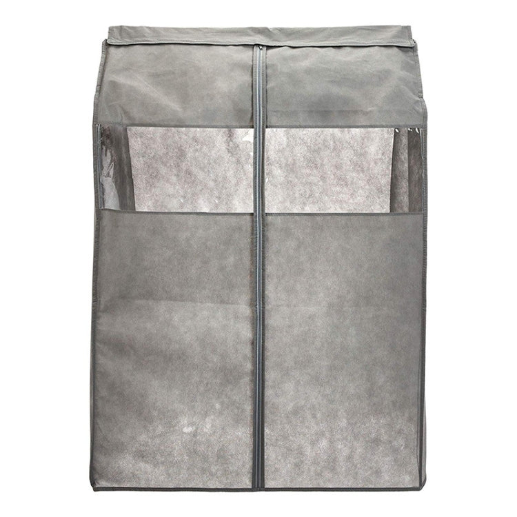 2 PCS Thickened Non-Woven Suit Dust Cover Wardrobe Storage Three-Dimensional Dust Bag, Specification: 110x60x50cm(Gray)