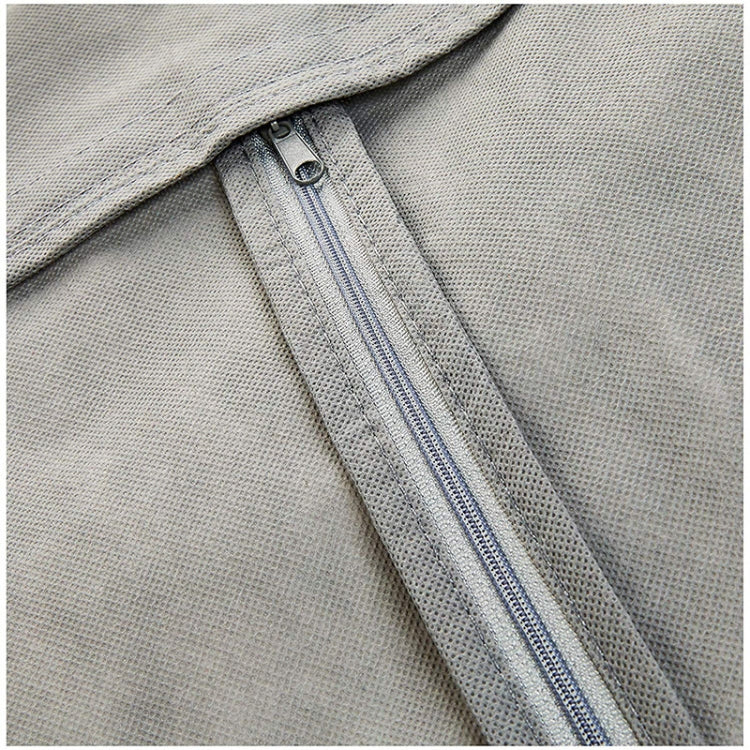 2 PCS Thickened Non-Woven Suit Dust Cover Wardrobe Storage Three-Dimensional Dust Bag, Specification: 110x60x50cm(Gray)