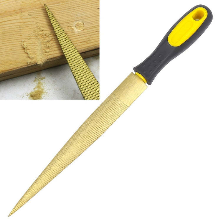 4 inch 2 PCS Woodworking Gold Files DIY Wood Carving Fine Tooth Hardwood Manual Files