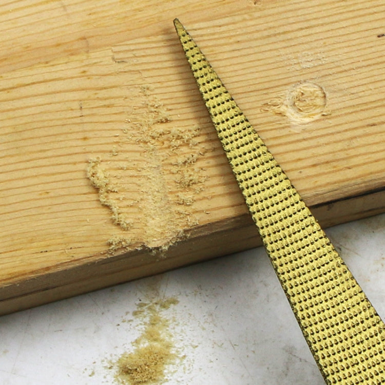 4 inch 2 PCS Woodworking Gold Files DIY Wood Carving Fine Tooth Hardwood Manual Files