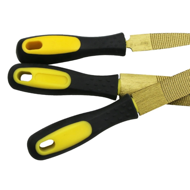 4 inch 2 PCS Woodworking Gold Files DIY Wood Carving Fine Tooth Hardwood Manual Files
