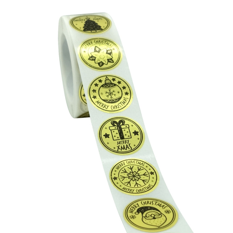 3 PCS Christmas Decoration Gift Series Sticker Label, Size: 2.5cm / 1inch(K-24-25)