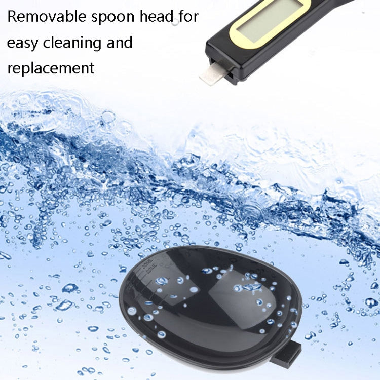 ABS Electronic Measuring Spoon Spoon Weighing Measuring Tool, Specification: 500g/0.1g, Colour: White Large Spoon