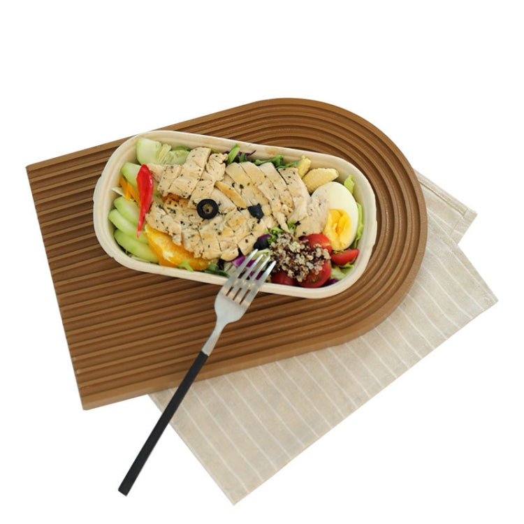 Water Ripple Cutting Board Afternoon Tea Snack Plate Photo Props Large (Dirty Pink)