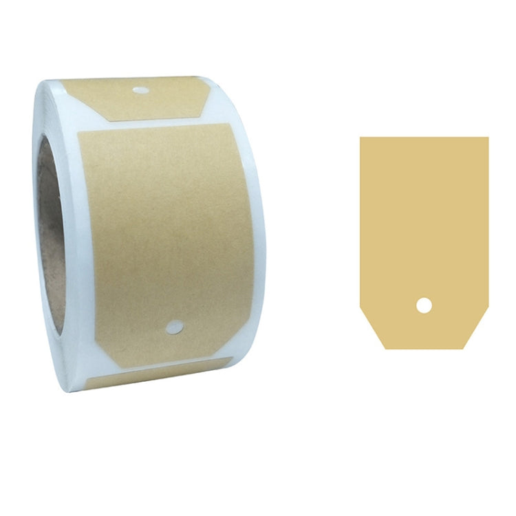 3 PCS Natural Brown Kraft Paper Gift Decoration Label Sticker, Size: 3 x 5 cm
