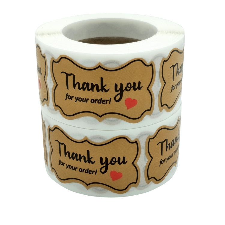 Thank You Sticker Seal Sticker Gift Decoration Label, Size: 3x5cm(A-88)