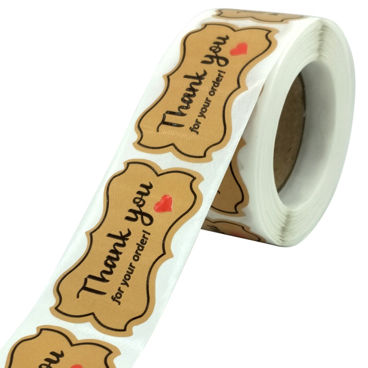 Thank You Sticker Seal Sticker Gift Decoration Label, Size: 3x5cm(A-88)
