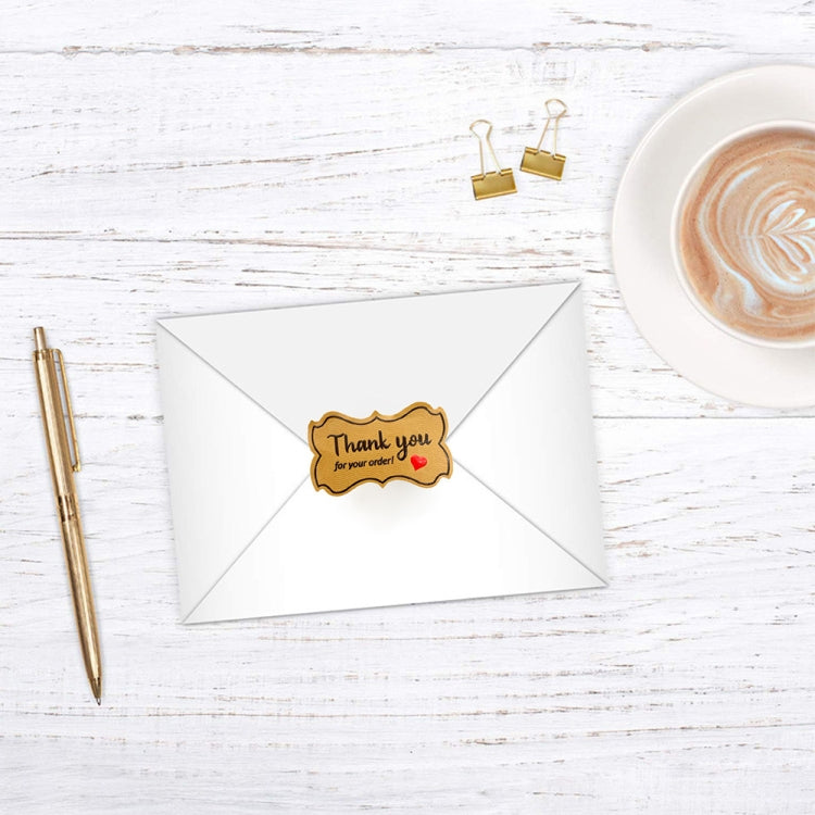 Thank You Sticker Seal Sticker Gift Decoration Label, Size: 3x5cm(A-88)