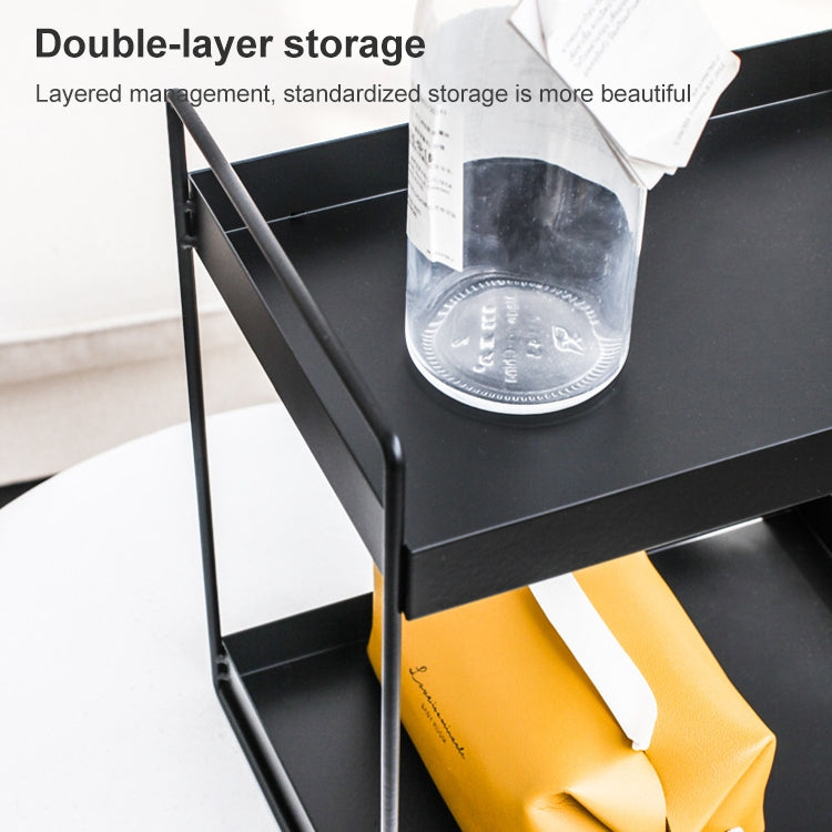 Home Storage Rack Bathroom Narrow Side Shelf, Specification: Small (White)