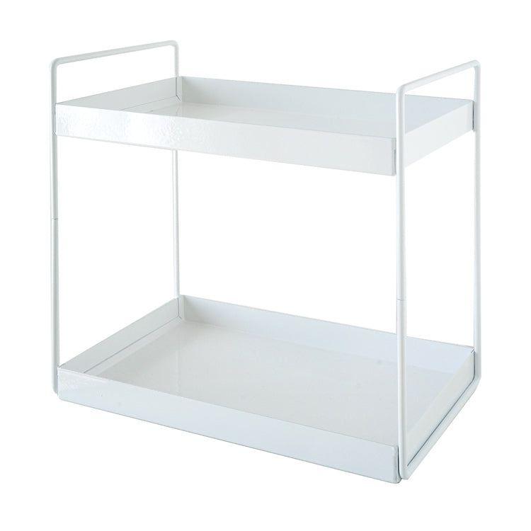 Home Storage Rack Bathroom Narrow Side Shelf, Specification: Large (White)