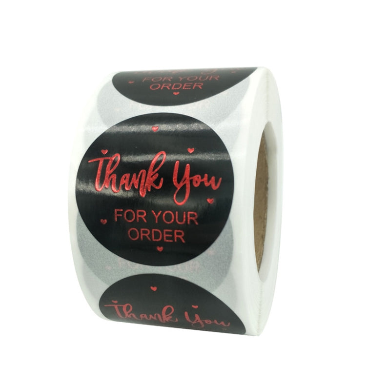 Thanks Baking Decoration Stickers Handmade Label, Size: 3.8 cm / 1.5 inch