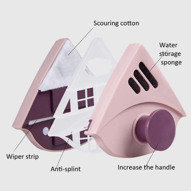 Glass Wiper Strong Magnetic Double-Sided Window Wiper High-Rise Cleaning Tool