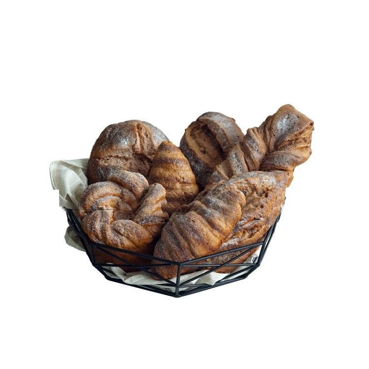 Coffee FZMB-Set 10 9 In 1 Dark Simulation Chocolate Bread Gourmet Photography Props Baking Shop Window Display