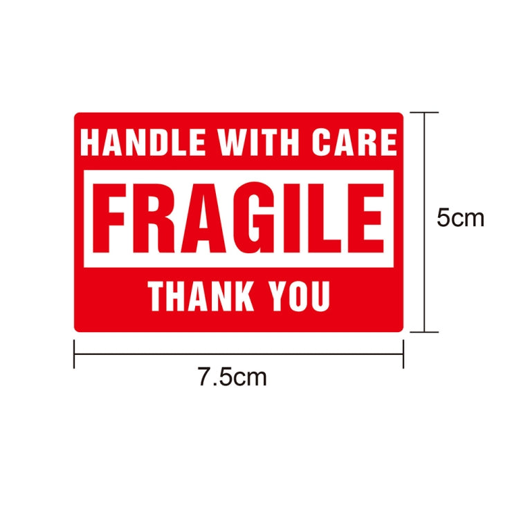 Caution Warning Packaging Transportation Sticker Label, Size: 75x50mm / 3x2inch(A-87)