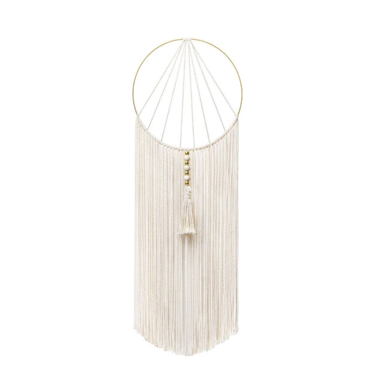 Metal Loop Cotton Rope Woven Home Pendant Simple Bohemian Pendant
