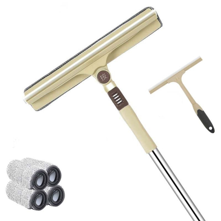Household Window Wiper Glass Wiper Telescopic Rod Scraper, Specification: Standard  5