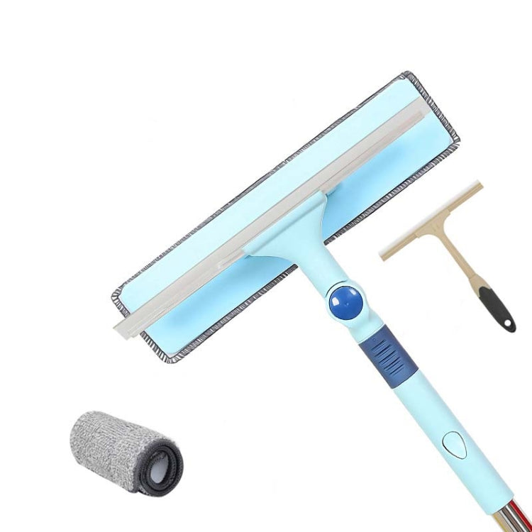 Household Window Wiper Glass Wiper Telescopic Rod Scraper, Specification: Upgraded 2