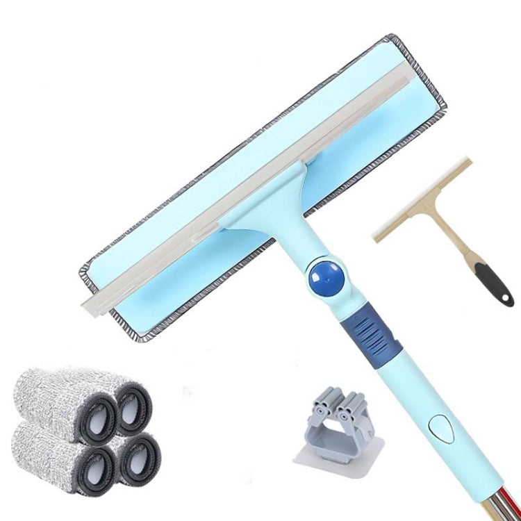 Household Window Wiper Glass Wiper Telescopic Rod Scraper, Specification: Upgraded 5