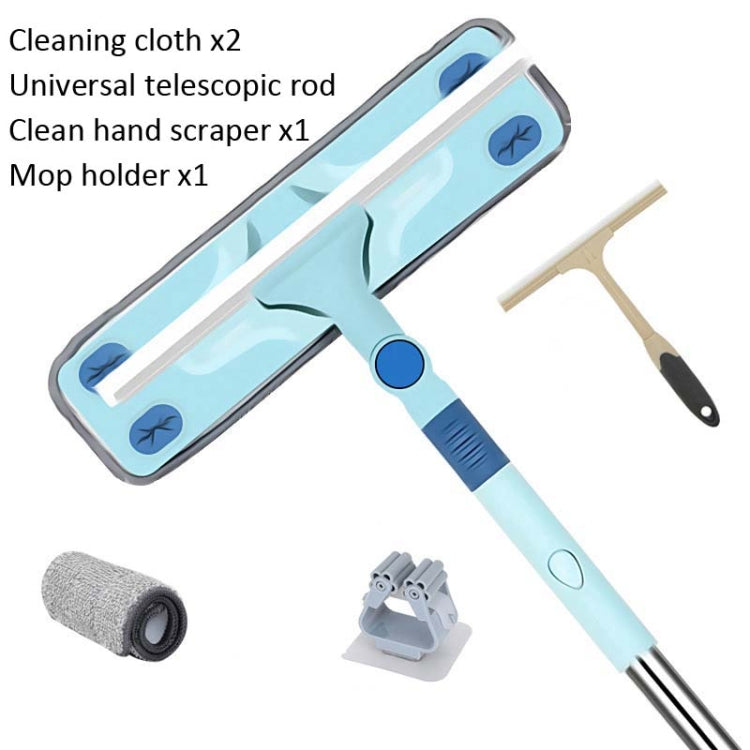 Household Window Wiper Glass Wiper Telescopic Rod Scraper, Specification: Upgraded Universal Model 2