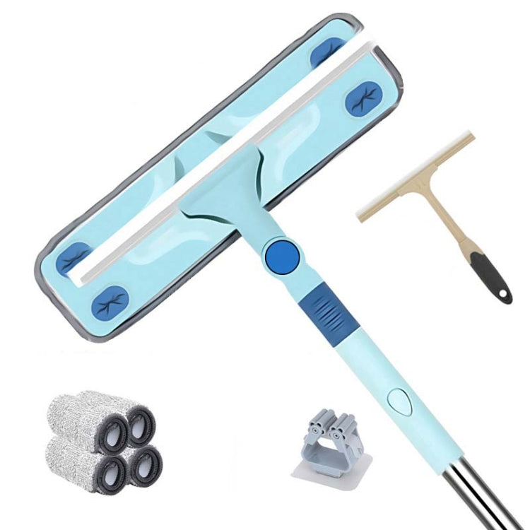 Household Window Wiper Glass Wiper Telescopic Rod Scraper, Specification: Upgraded Universal Model  5