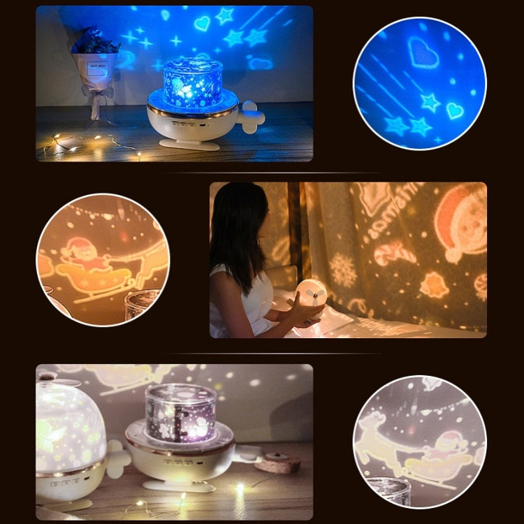 3W Aircraft Starry Sky Projector Light Rotating Starry Night Light USB Ver.
