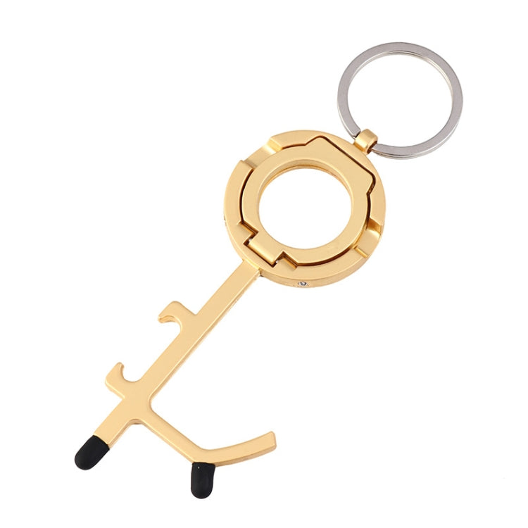 2 PCS EDC Door Opener Non-Contact Press Elevator Protection Keychain Pendant, Specification: OPP Packaging