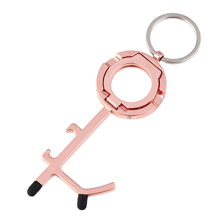 2 PCS EDC Door Opener Non-Contact Press Elevator Protection Keychain Pendant, Specification: OPP Packaging