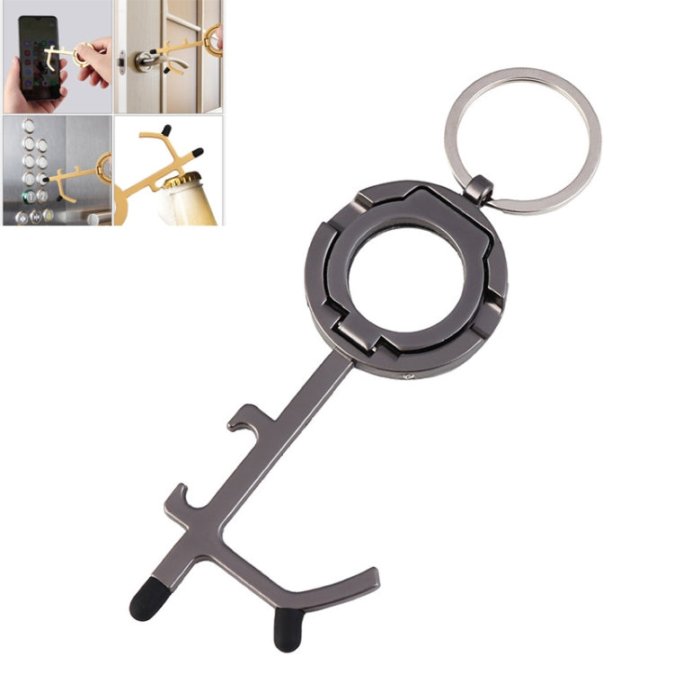 2 PCS EDC Door Opener Non-Contact Press Elevator Protection Keychain Pendant, Specification: OPP Packaging