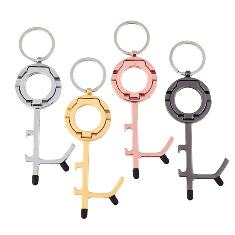 2 PCS EDC Door Opener Non-Contact Press Elevator Protection Keychain Pendant, Specification: OPP Packaging