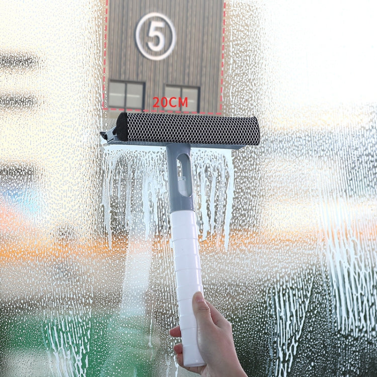 5 PCS Household Double-Sided Glass Wiper For High-Rise Buildings Comes With Watering Can(Blue)
