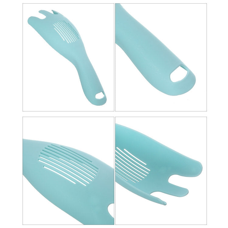10 PCS Household Kitchen Portable Multifunctional Rice Washing Spoon Drainer