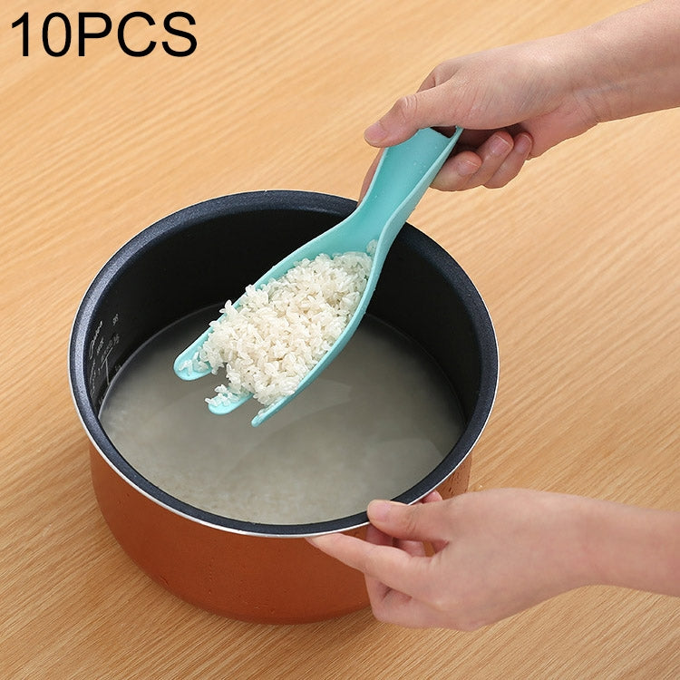 10 PCS Household Kitchen Portable Multifunctional Rice Washing Spoon Drainer