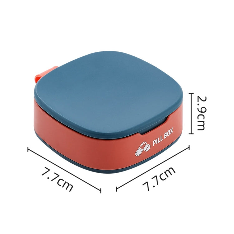 3 PCS Portable Flip Pill Box Sealed Environmental Protection Pill Box Mini Pill Box