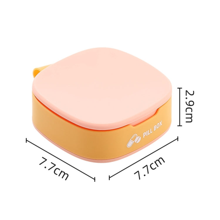 3 PCS Portable Flip Pill Box Sealed Environmental Protection Pill Box Mini Pill Box